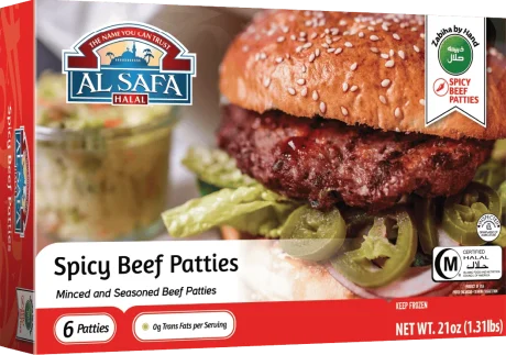 AL SAFA Spicy Beef Patties 1.3 lb