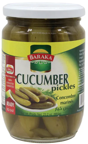 BARAKA Wild Cucumber Pickle 660 g