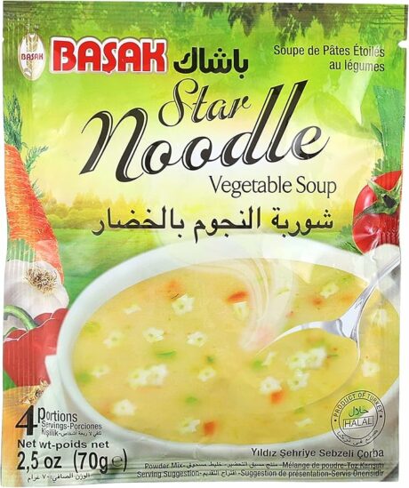 BASAK Vegetable Star Noodle Soup 70 g