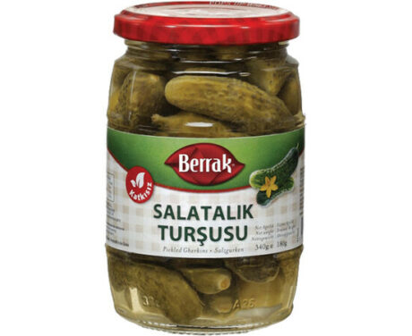 BERRAK Gherkin Pickles 370 ml JAR