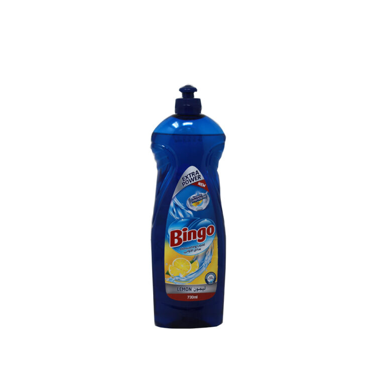 BINGO Liquid Dishwashing Detergent LEMON 730 ml