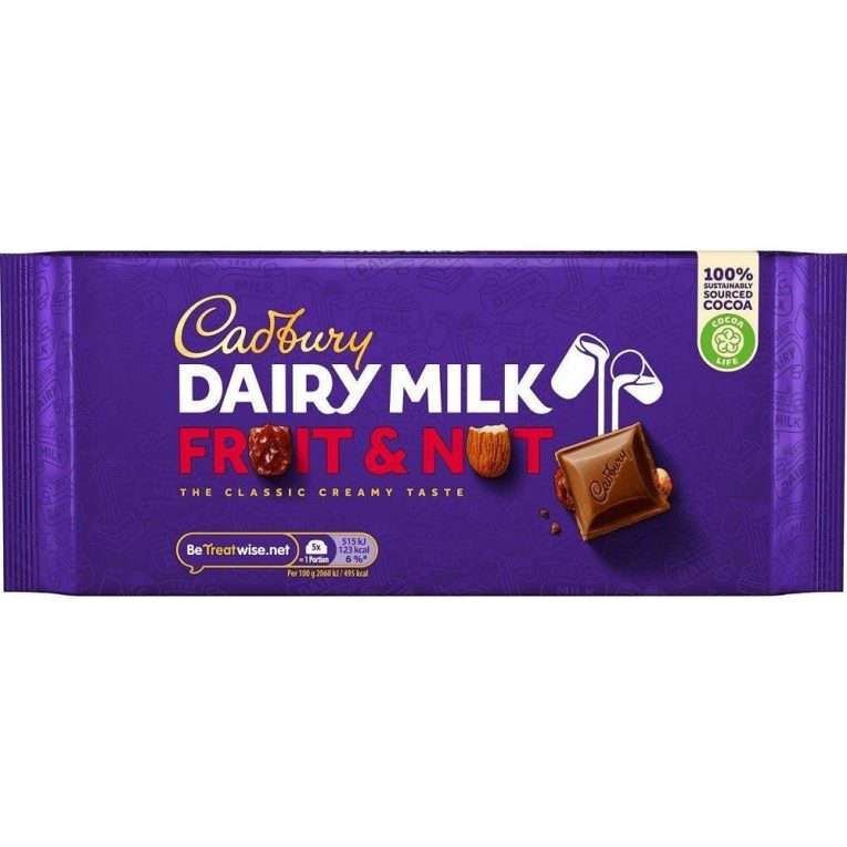 CADBURY Dairy Milk Fruit & Nut