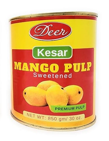 DEER Kesar Mango Pulp 850 gm