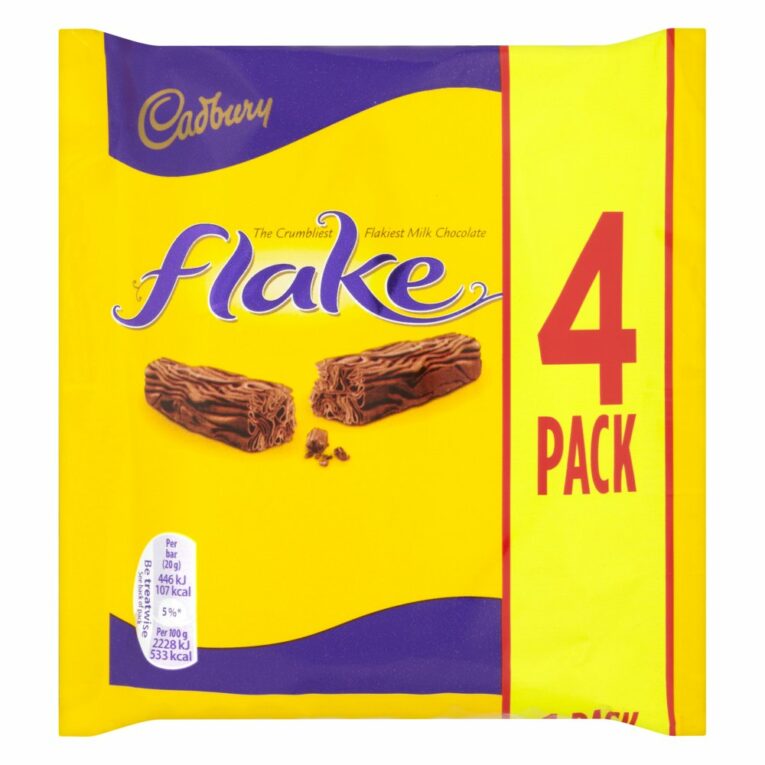 FLAKE Chocolate Bar 4 Packs 80 gm