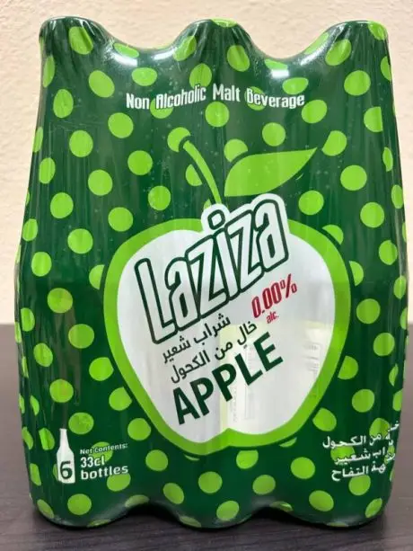 LAZIZA Case 6 pcs Apple Malt Drink 11.1 fl oz