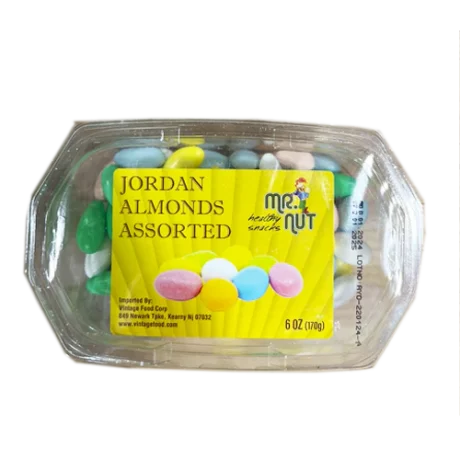 MR.NUT Jordan Almonds Assorted 6 oz