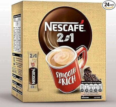 NESCAFE 2 IN 1 Pack of 24 x 10 gm