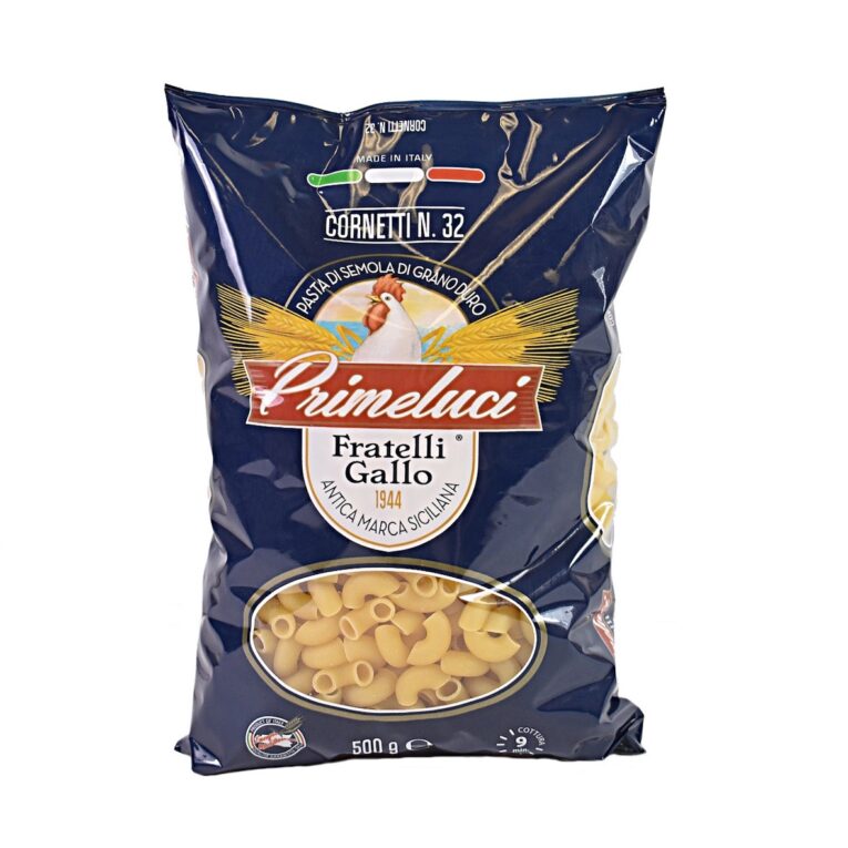 PRIMELUCI Cornetti # 32 Elbow Pasta 500g