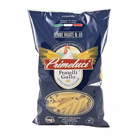 PRIMELUCI Penne Rigate # 59 Pasta 500 g