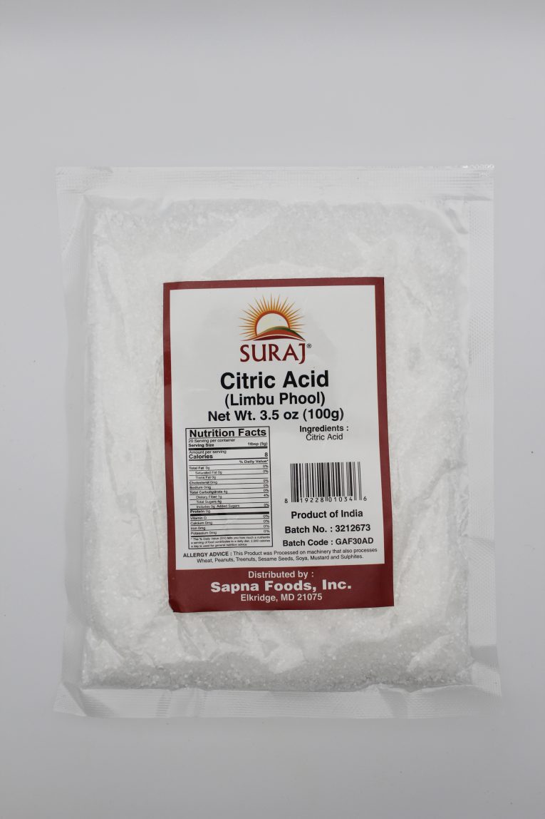 SURAJ Citric Acid 100 gm