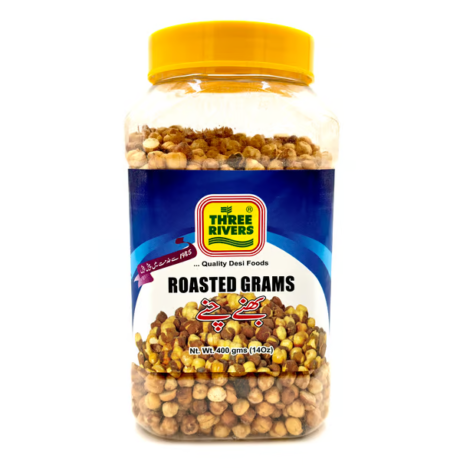 Three Rivers Roasted Gram W/OUT Skin 400 gm JAR