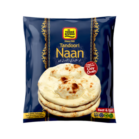 Three Rivers Tandoori Naan 8 pcs