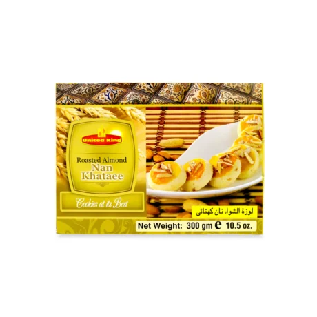 UNITED KING Roasted Almond Nan Khatai 300 gm