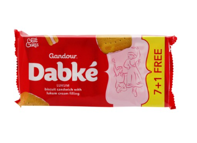 GANDOUR Dabke Lemon Cream Sandwich Cookies 8 pcs