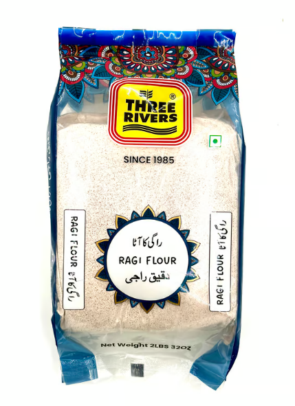 Three Rivers Ragi Flour 2 lb ( Finger Millet )