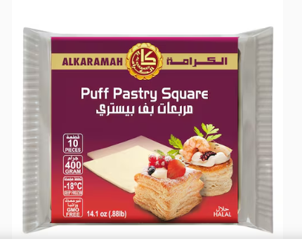 ALKARAMAH Puff Pastry Square 400 gm