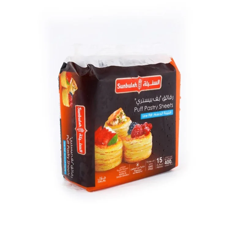 SUNBULAH Puff Pastry Sheets (Low Fat) 400 gm