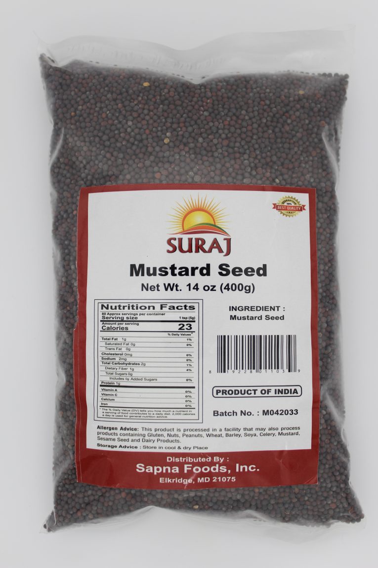 SURAJ black Mustard Seed 400 gm