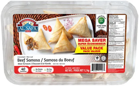 AL SAFA Beef Samosa (Hand Made FP) 40 PCS