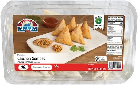 AL SAFA Chicken Samosa (Hand Made VP) 40 PCS